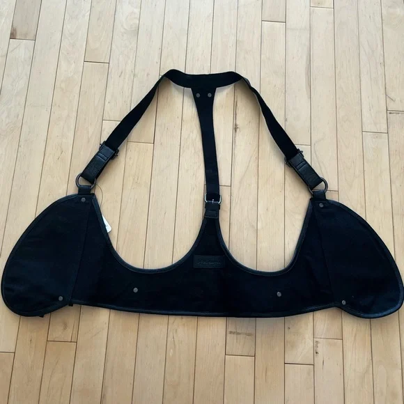 Free People Olympia Leather Vest in Washed Black - Picture 6 of 10